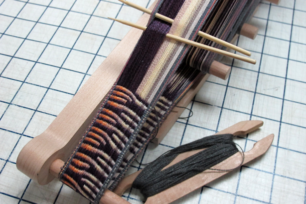 Runic inkle weaving.  ©http://weaversew.com/