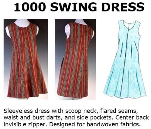 1000 Swing Dress Downloadable Pattern