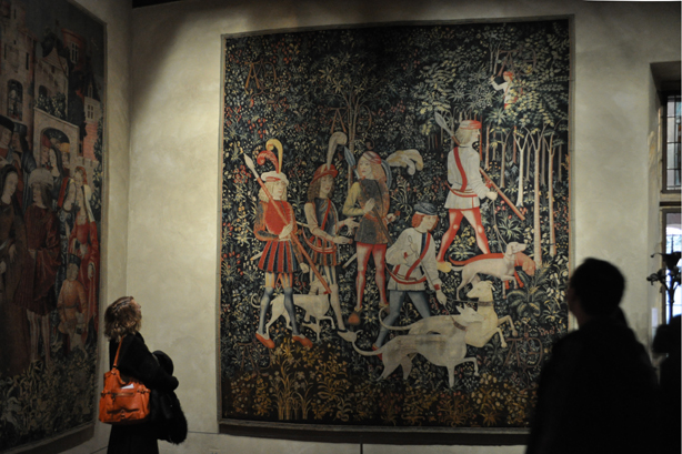 The size of the unicorn tapestries is awe inspiring