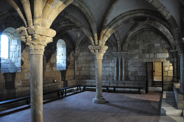 Twelfth-century chapter house from the Benedictine abbey of Notre-Dame at Pontaut