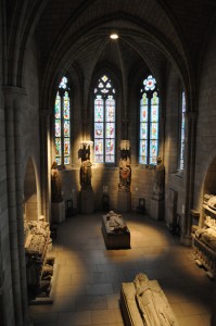The Gothic Chapel with French and Spanish tomb effigies from the 13th and 14th centuries